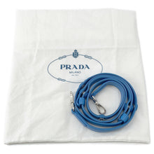 将图像加载到图库查看器中，PRADA Padded Re-nylon 2-way Handbag Light Blue1BA359 Nylon

