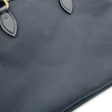 将图像加载到图库查看器中，PRADA Jacquard 2WAY Handbag Black1BA579 Canvas Leather
