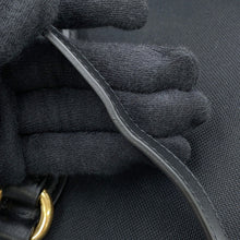 将图像加载到图库查看器中，PRADA Jacquard 2WAY Handbag Black1BA579 Canvas Leather
