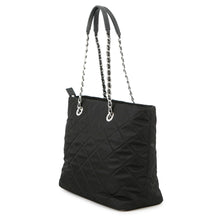 将图像加载到图库查看器中，PRADA Quilted ChainTote Bag Black1BG017 Nylon
