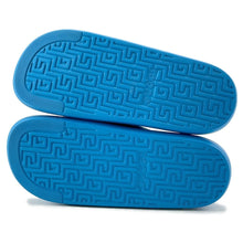 将图像加载到图库查看器中，GUCCI Interlocking G Slide Sandals Blue780296 Rubber Size 9
