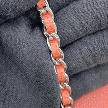 Load image into Gallery viewer, CHANEL CC Logo Chain Wallet salmon pinkA48654 Caviar Leather
