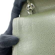 Load image into Gallery viewer, CHANEL Jumbo Matelasse Shoulder Bag KhakiA58600 Caviar Leather Size 30
