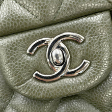 Load image into Gallery viewer, CHANEL Jumbo Matelasse Shoulder Bag KhakiA58600 Caviar Leather Size 30
