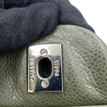 Load image into Gallery viewer, CHANEL Jumbo Matelasse Shoulder Bag KhakiA58600 Caviar Leather Size 30
