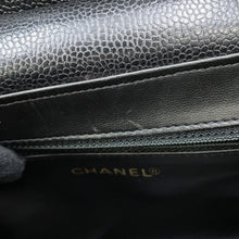 Load image into Gallery viewer, CHANEL V Stitch ChainShoulder Black Caviar Leather
