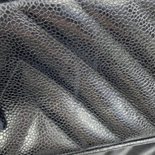 Load image into Gallery viewer, CHANEL V Stitch ChainShoulder Black Caviar Leather
