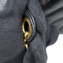 Load image into Gallery viewer, CHANEL V Stitch ChainShoulder Black Caviar Leather
