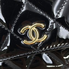 Load image into Gallery viewer, CHANEL Matelasse Mini Chain Shoulder Bag BlackAP3005 Patent Leather
