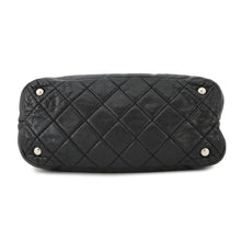 Load image into Gallery viewer, CHANEL Matelasse Large CC Logo Chain Tote BlackA48374 Caviar Leather

