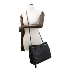 Load image into Gallery viewer, CHANEL Matelasse Large CC Logo Chain Tote BlackA48374 Caviar Leather
