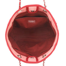 Load image into Gallery viewer, CHANEL Deauville Chain Tote Bag PinkA67001 Canvas
