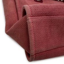 Load image into Gallery viewer, CHANEL Deauville Chain Tote Bag PinkA67001 Canvas
