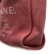 Load image into Gallery viewer, CHANEL Deauville Chain Tote Bag PinkA67001 Canvas
