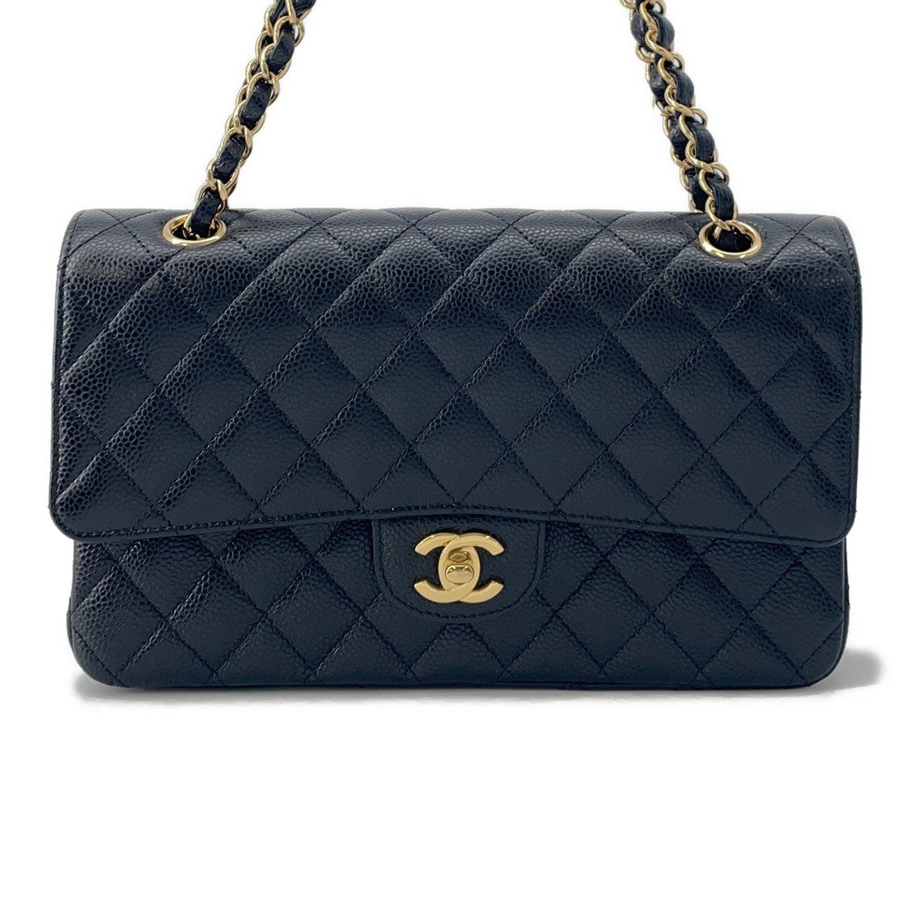 CHANEL Matelasse ChainShoulder BlackA01112 Caviar Leather