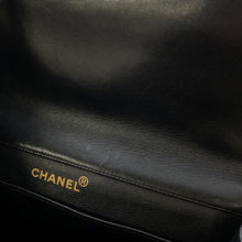 将图像加载到图库查看器中，CHANEL Matelasse Double Face Chainshoulder Black Lambskin
