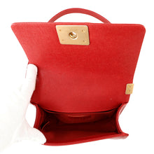 Load image into Gallery viewer, CHANEL Boy Chanel ChainShoulder Red Caviar Leather
