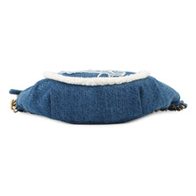 Load image into Gallery viewer, CHANEL CC Logo Waist Bag Blue Denim

