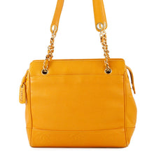 将图像加载到图库查看器中，CHANEL Triple Coco Tote Bag Yellow Caviar Leather
