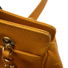 将图像加载到图库查看器中，CHANEL Triple Coco Tote Bag Yellow Caviar Leather
