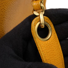 将图像加载到图库查看器中，CHANEL Triple Coco Tote Bag Yellow Caviar Leather
