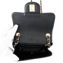 Load image into Gallery viewer, CHANEL Mini Materasse Chain Shoulder BlackA35200 Caviar Leather
