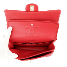 Load image into Gallery viewer, CHANEL Matelasse Double Flap ChainShoulder RedA01112 Caviar Leather
