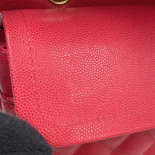 Load image into Gallery viewer, CHANEL Matelasse Double Flap ChainShoulder RedA01112 Caviar Leather
