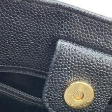 将图像加载到图库查看器中，CHANEL PST Tote BlackA50994 Caviar Leather
