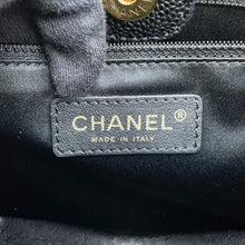 将图像加载到图库查看器中，CHANEL PST Tote BlackA50994 Caviar Leather
