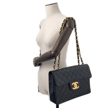 Load image into Gallery viewer, CHANEL Jumbo Matelasse ChainShoulder BlackA04412 Lambskin
