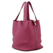 Load image into Gallery viewer, HERMES Picotin Lock Rose Purple Taurillon Clemence Size GM
