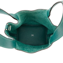 将图像加载到图库查看器中，HERMES Picotin Lock Malachite Taurillon Clemence Size PM
