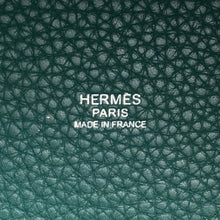 将图像加载到图库查看器中，HERMES Picotin Lock Malachite Taurillon Clemence Size PM
