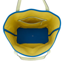 Load image into Gallery viewer, HERMES Pur Sangle Lime/Vert Ensemble/Blue Hydra Toile Military Taurillon Clemence Sangle Woolie
