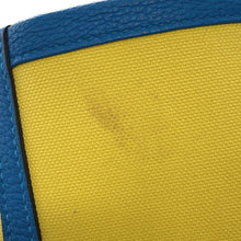 Load image into Gallery viewer, HERMES Pur Sangle Lime/Vert Ensemble/Blue Hydra Toile Military Taurillon Clemence Sangle Woolie
