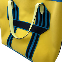 Load image into Gallery viewer, HERMES Pur Sangle Lime/Vert Ensemble/Blue Hydra Toile Military Taurillon Clemence Sangle Woolie
