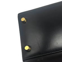 将图像加载到图库查看器中，HERMES Kelly Black Box Calf Leather Size 32
