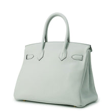 将图像加载到图库查看器中，HERMES Birkin Blue Pale Togo Leather Size 30
