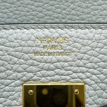将图像加载到图库查看器中，HERMES Birkin Blue Pale Togo Leather Size 30

