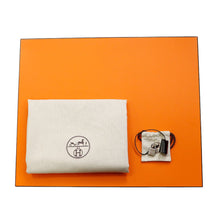 将图像加载到图库查看器中，HERMES Herbag Zip Letournet Cabin Ecru/Blue Zellige/Black Toile Military Vache Hunter Leather Size 50
