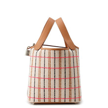 Load image into Gallery viewer, HERMES Picotin Lock Blanket Gold/Ecru/Fauve/Rose Pop Toile H Swift Leather Size PM
