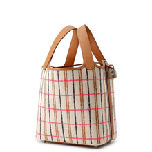 Load image into Gallery viewer, HERMES Picotin Lock Blanket Gold/Ecru/Fauve/Rose Pop Toile H Swift Leather Size PM
