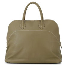 Load image into Gallery viewer, HERMES Bolide Relax Vert Gris Vaux Sikkim Leather Size 45
