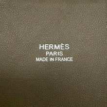Load image into Gallery viewer, HERMES Bolide Relax Vert Gris Vaux Sikkim Leather Size 45
