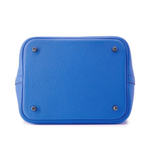 Load image into Gallery viewer, HERMES Picotin Lock Blue Hydra Taurillon Clemence Size MM
