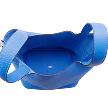 Load image into Gallery viewer, HERMES Picotin Lock Blue Hydra Taurillon Clemence Size MM
