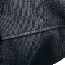 将图像加载到图库查看器中，SAINT LAURENT PARIS Rive Gauche logo sling bag Black/White734682 Canvas
