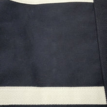 将图像加载到图库查看器中，SAINT LAURENT PARIS Rive Gauche logo sling bag Black/White734682 Canvas

