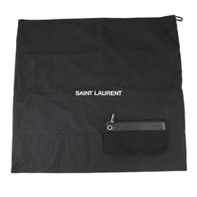 将图像加载到图库查看器中，SAINT LAURENT PARIS Rive Gauche logo sling bag Black/White734682 Canvas
